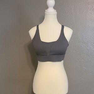 Women's Olive Green Adjustable Sports Bra Medium NWOT Racerback